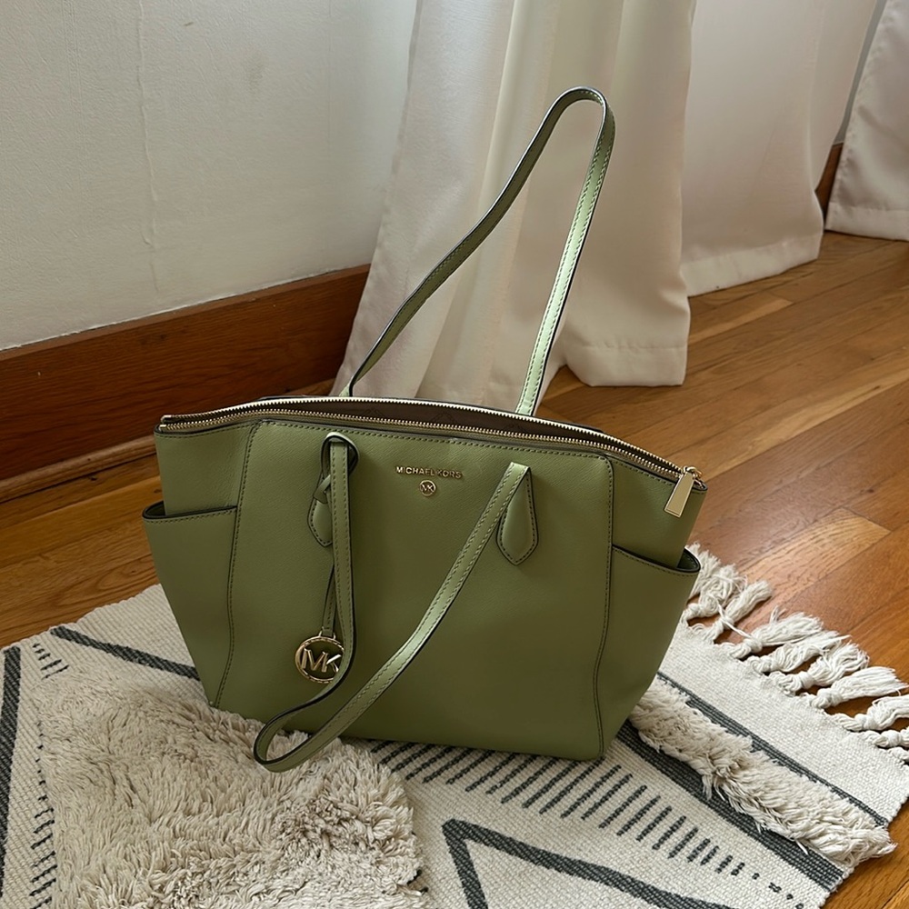 Lime green Michael Kors purse